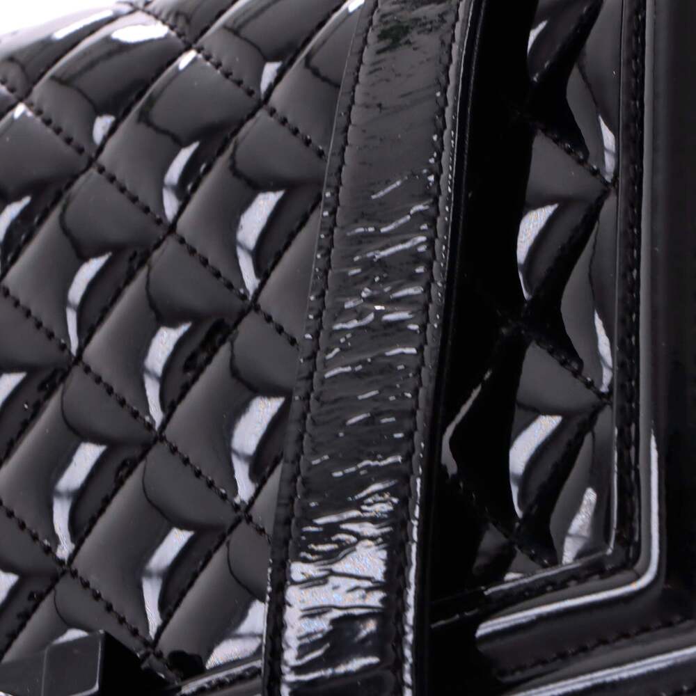 Chanel Boy Flap Bag Quilted Plexiglass #249660C34B - Picture 6 of 8
